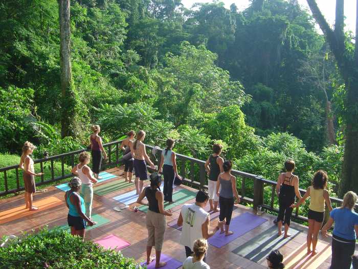Yoga meditation bali eco ubud stay retreat tour india activities nature north balinese massage book mats advance cushions provides notify